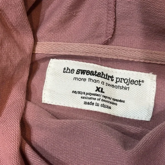 Women’s Blush Pink Cowl Neck Sweater - XL - NWT - The Sweatshirt Project - Picture 4 of 8